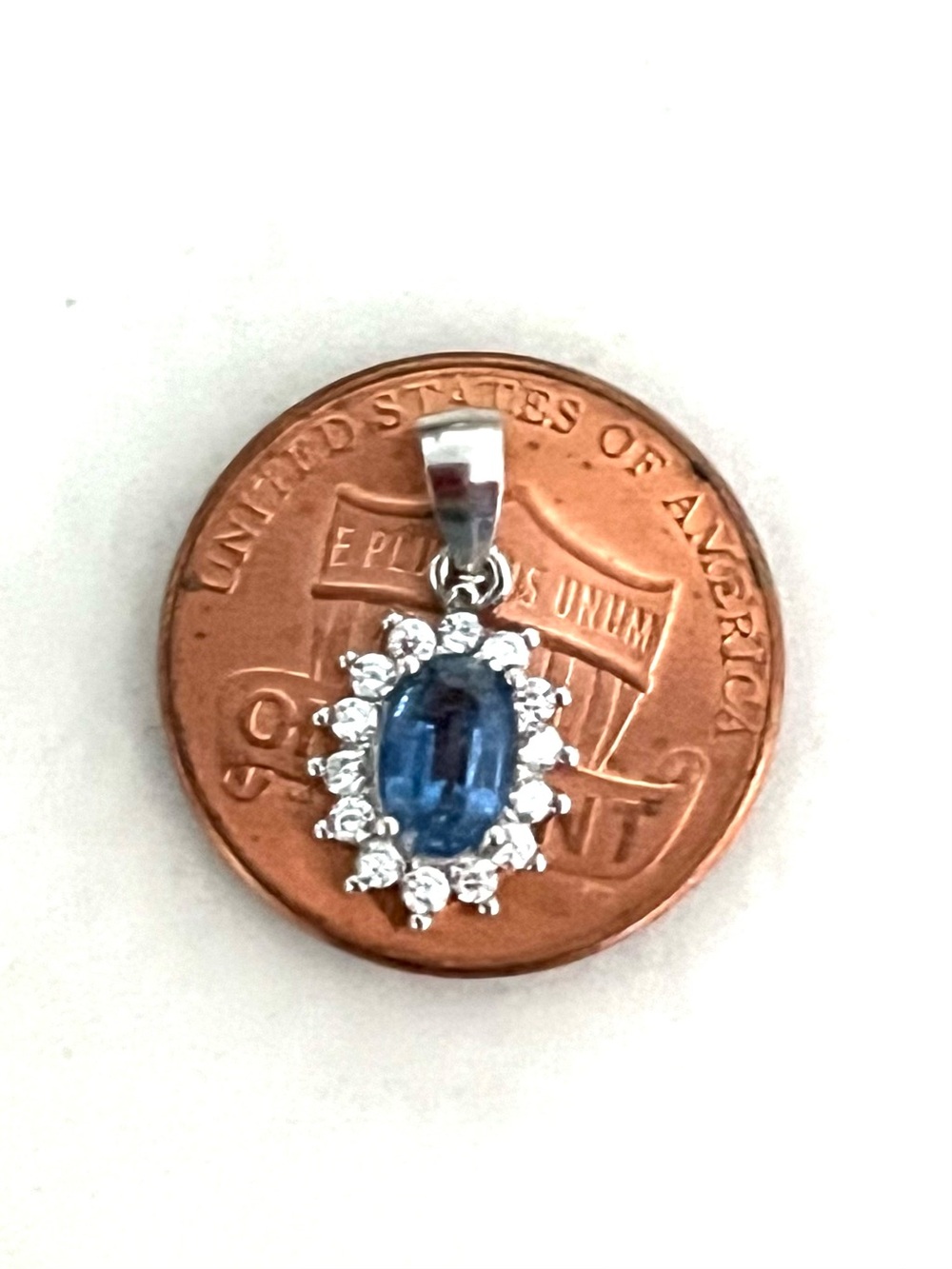 0.5 Ct Kyanite 14KGP Necklace - Picture 3 of 4